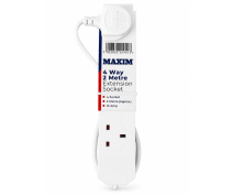 Maxim 4 Way Extension Lead |  2 Metre 13 Amp 