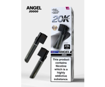 Vapes Bars Angel 20K Dual Prefilled Replacement Pods-Black Edition (Blue Fusion , Summer Edition)