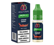 Aqua Vape 10ml Nic Salt-Strawberry-10mg