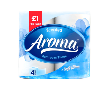 Aroma Perfumed 2Ply 4 Toilet Roll X 10-Aroma Perfumed Blue