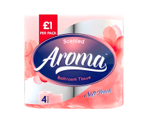 Aroma Perfumed 2Ply 4 Toilet Roll X 10-Aroma Perfumed Peach
