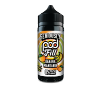 DOOZY SERIOUSLY POD FILL 100ML E-LIQUID-Banana Madarin