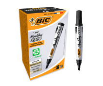 BIC 2300 Black Permanent Markers - 12 Pack