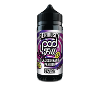 DOOZY SERIOUSLY POD FILL 100ML E-LIQUID-Blackcurrant Passion
