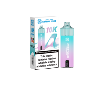 Aura Bar 10k Puffs Prefilled Vape By Crystal Prime-Blueberry Sour Raspberry