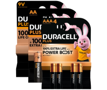 Duracell Batteries Wholesale - AA, AAA & 9V Multipacks