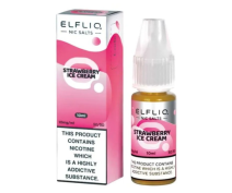 ELF LIQ NIC SALTS-Strawberry Ice Cream (Strawberry Snoow)-10mg