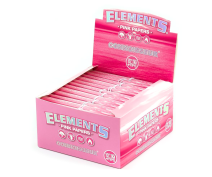 Elements Smoking Paper-Elements Pink Slim King Size Connoisseur (24 Pcs)