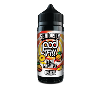 DOOZY SERIOUSLY POD FILL 100ML E-LIQUID-Fresh Pineapple