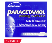 Galpharm Paracetamol 500mg Caplets (16s x 12)