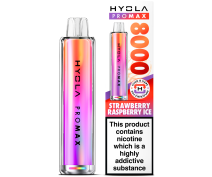 Hyola Pro Max 8000 Prefilled Kit-Strawberry Raspberry Ice