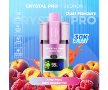Crystal Pro Switch 30K Vape Kit-Juicy Peach / Juicy Raspberries