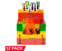 Mini Acrylic Bong (12 Pack)