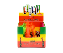 Mini Acrylic Bong Pack of 12-Mini Acrylic Bong Pack of 12