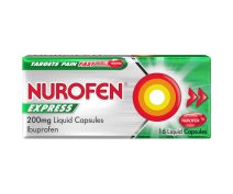 Nurofen Tablets &amp; Capsuals-Nurofen Exspress Capsuals 200mg 6s X 12