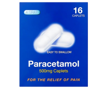 Aspar Paracetamol 500mg -Aspar Paracetamol 500mg Caplets 16S X 12