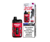 Vapes Bars Angel 20K Dual Prefilled Pod Vape Kit-Red Edition (Watermelon Ice, Strawberry Mojito)