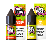 Sixs Licks Nic Salts | Pack of 10