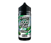 DOOZY SERIOUSLY POD FILL 100ML E-LIQUID-Spearmint