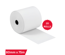 Till Rolls 80mm x 75m - 20 Rolls