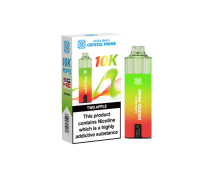 Aura Bar 10k Puffs Prefilled Vape By Crystal Prime-Two Apple