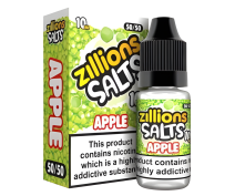 Zillion Nic Salts | Pack of 5-Apple-10mg