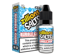 Zillion Nic Salts | Pack of 5-Bubblegum-10mg