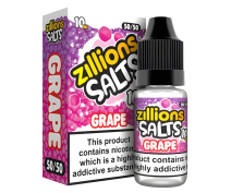 Zillion Nic Salts | Pack of 5-Grape-10mg
