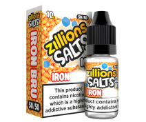 Zillion Nic Salts | Pack of 5-Iron blue-10mg
