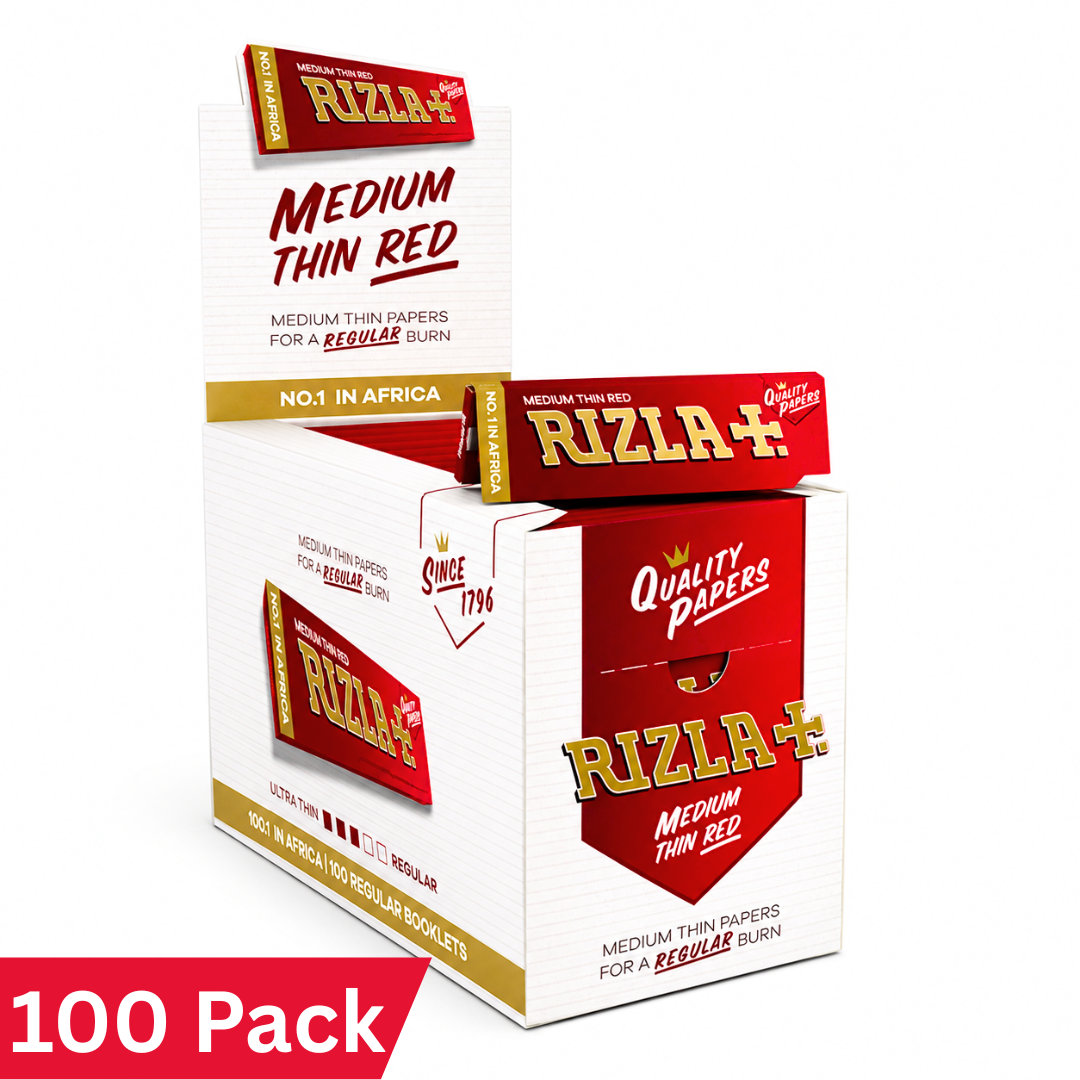 Rizla Red Medium Thin Standard 100s