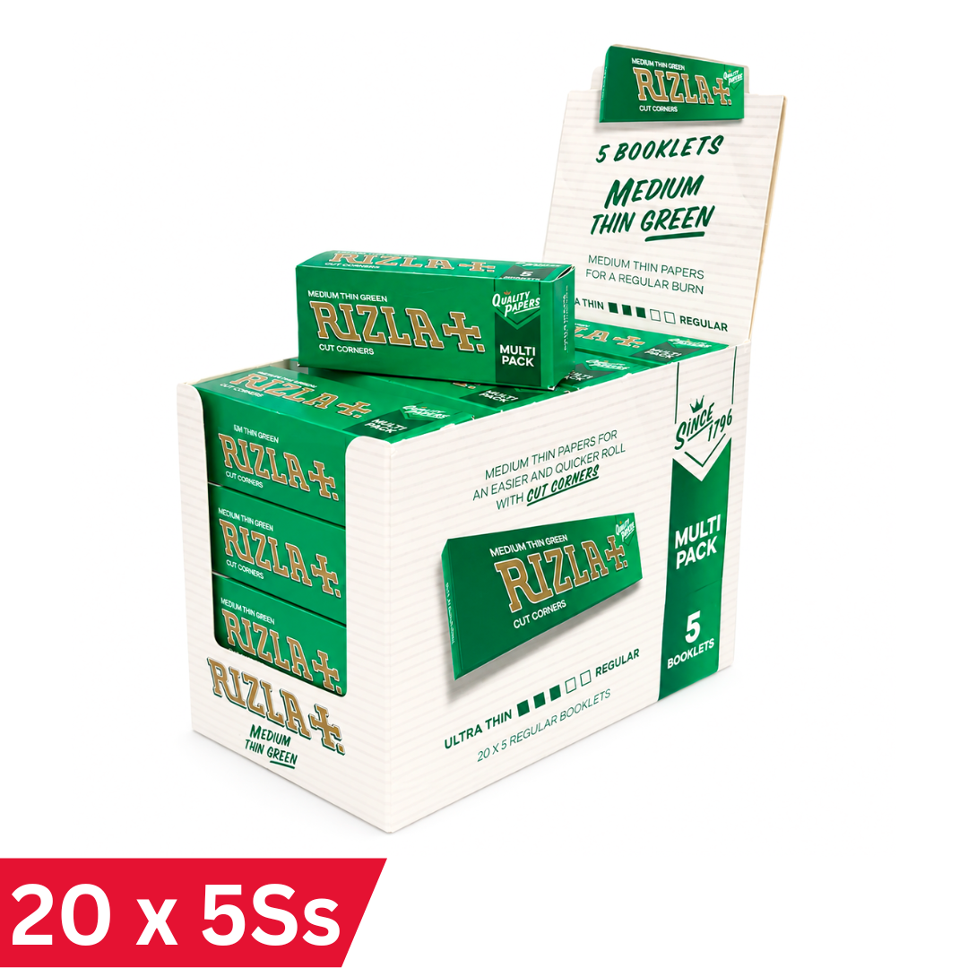 Rizla Green Standard Multipack 20 x 5s