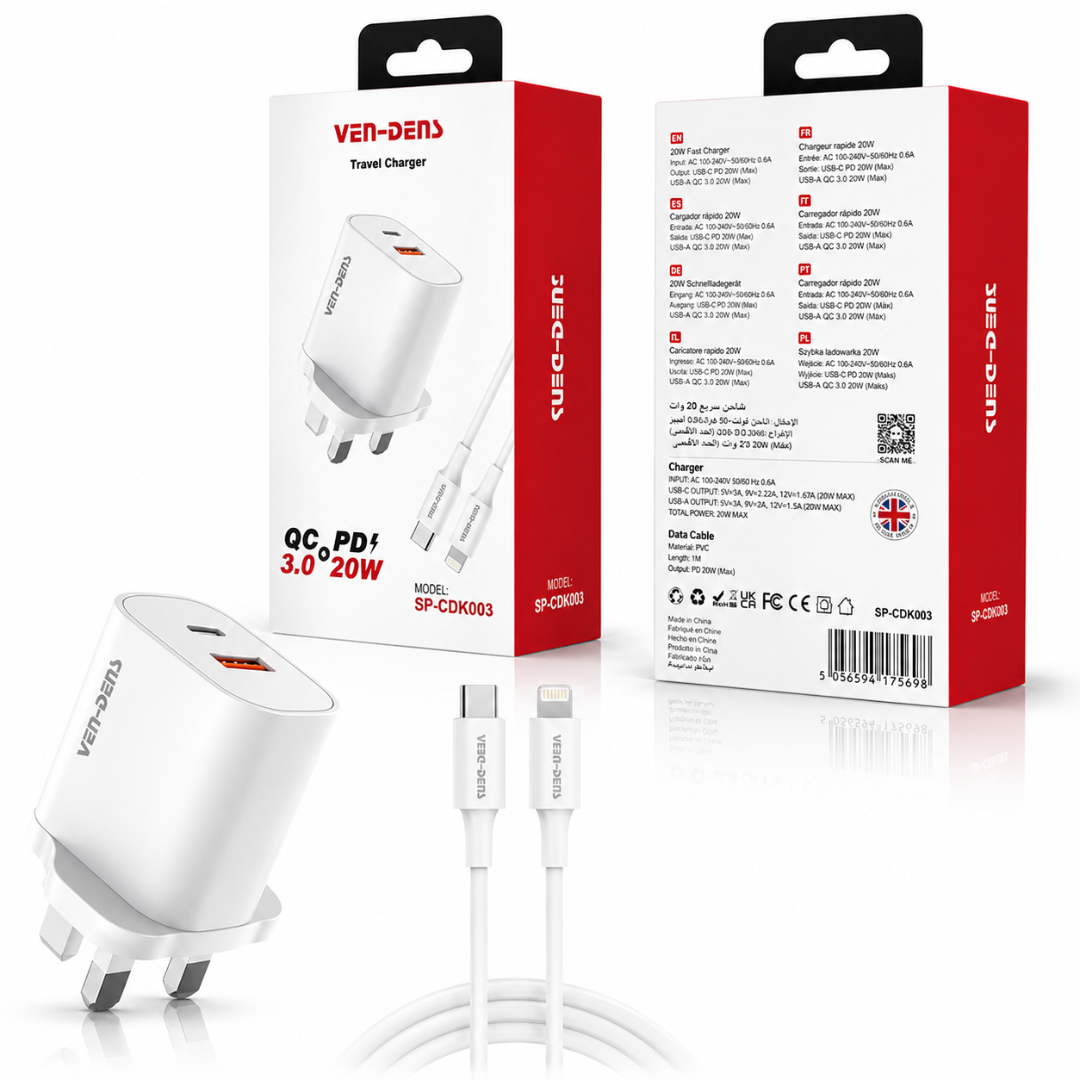 Ven Dens 20W Travel Charger SP-CDK003