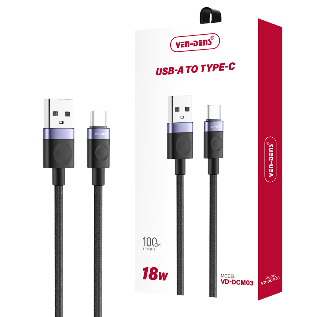 Ven Dens USB A to Type C Cable VD-DCM03